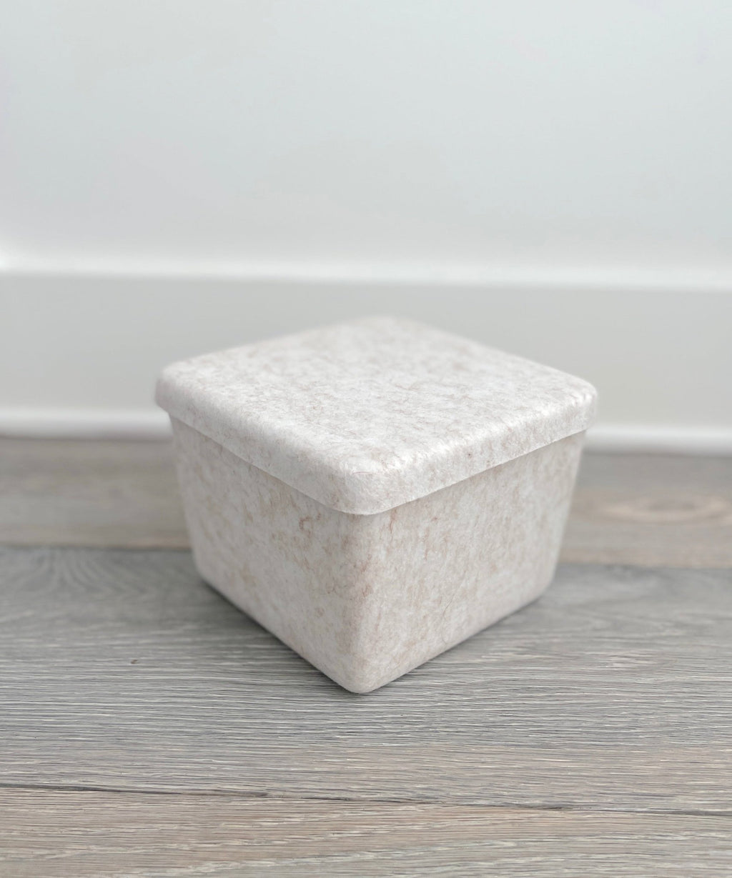 The Sculpted Bin - Petite with Lid - thewrightstore