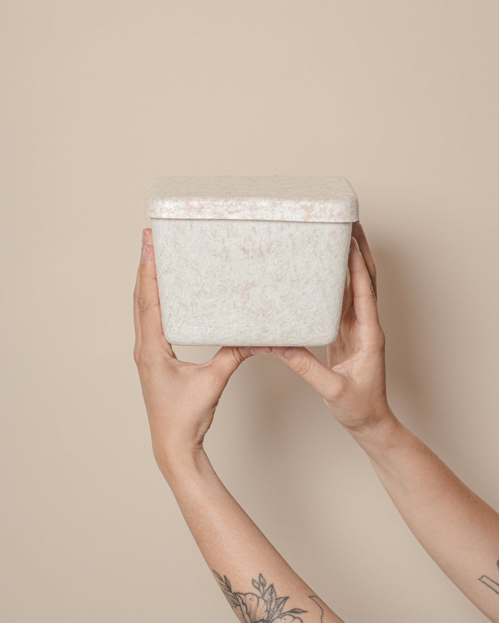 The Sculpted Bin - Petite with Lid | Set of 3 - thewrightstore