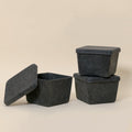 The Sculpted Bin - Petite with Lid | Set of 3 - thewrightstore