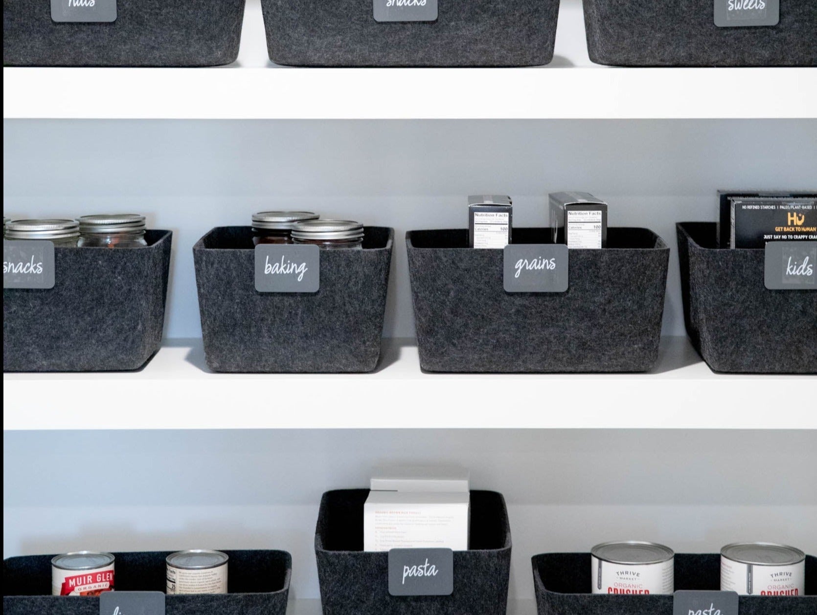 The Sculpted Bin - Wide | Set of 3 - thewrightstore