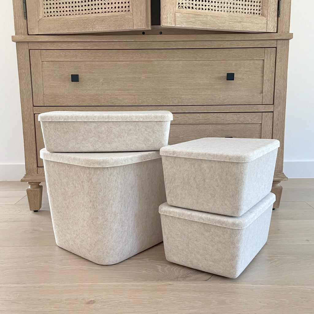 The Sculpted Bin - Wide with Lid - thewrightstore