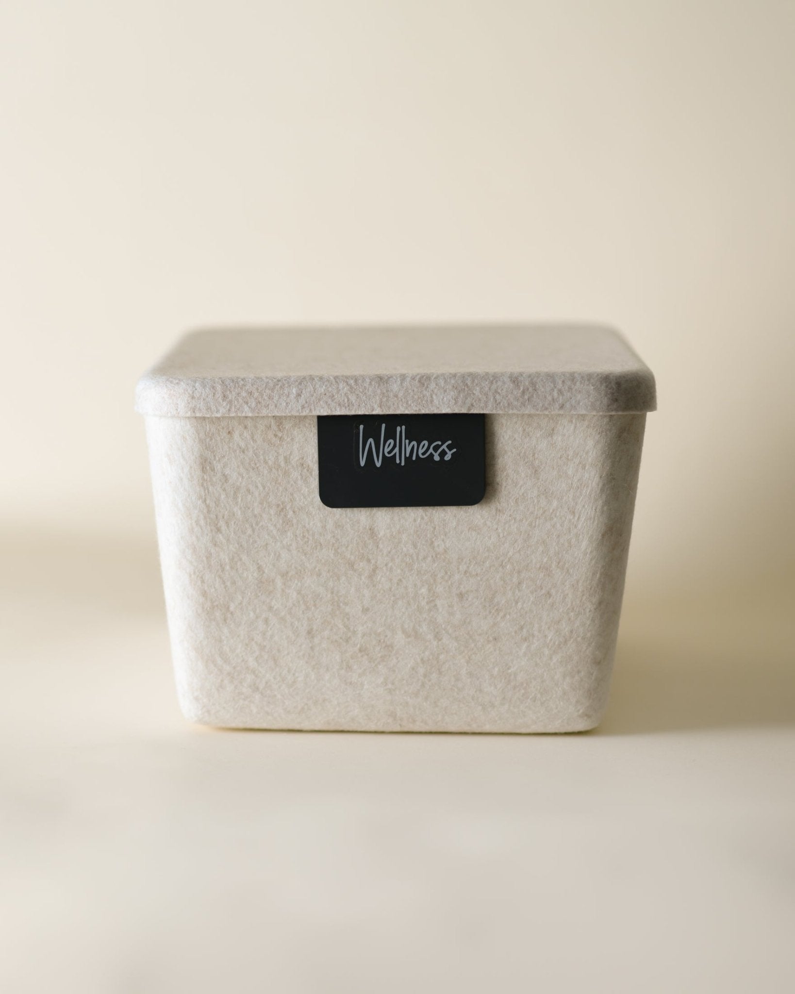 The Sculpted Bin - Wide with Lid | Set of 3 - thewrightstore