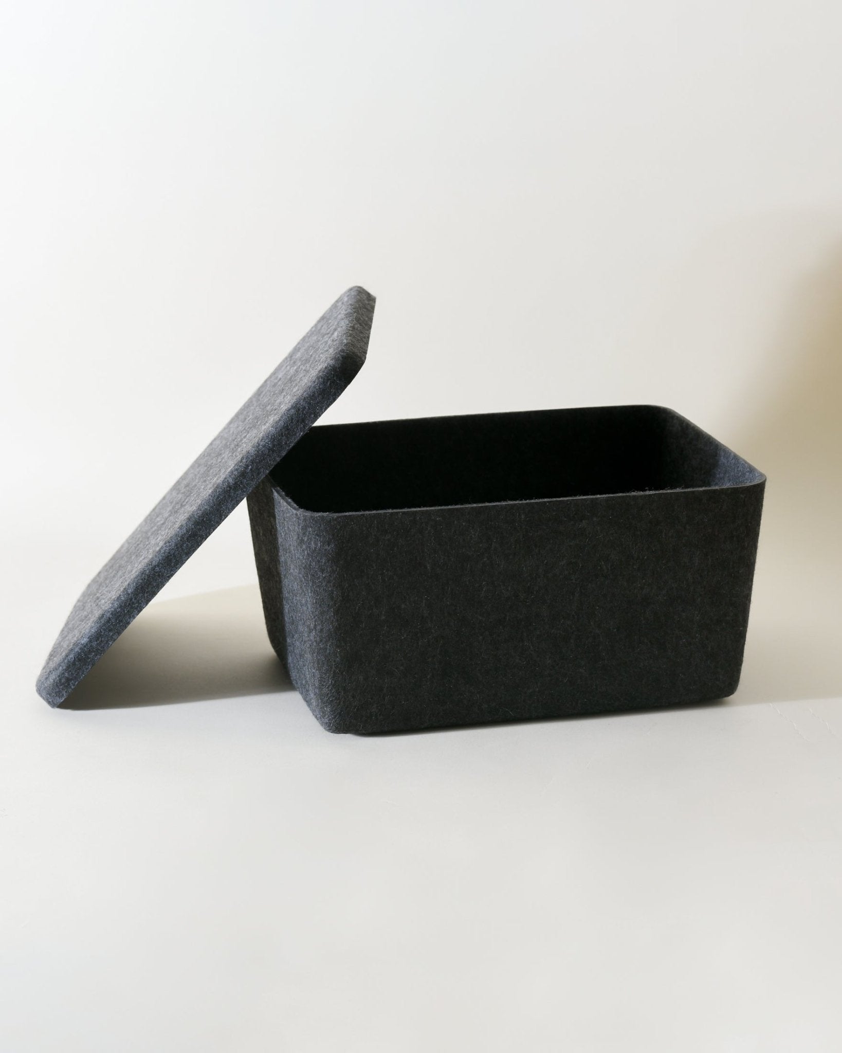 The Sculpted Bin - Wide with Lid | Set of 3 - thewrightstore