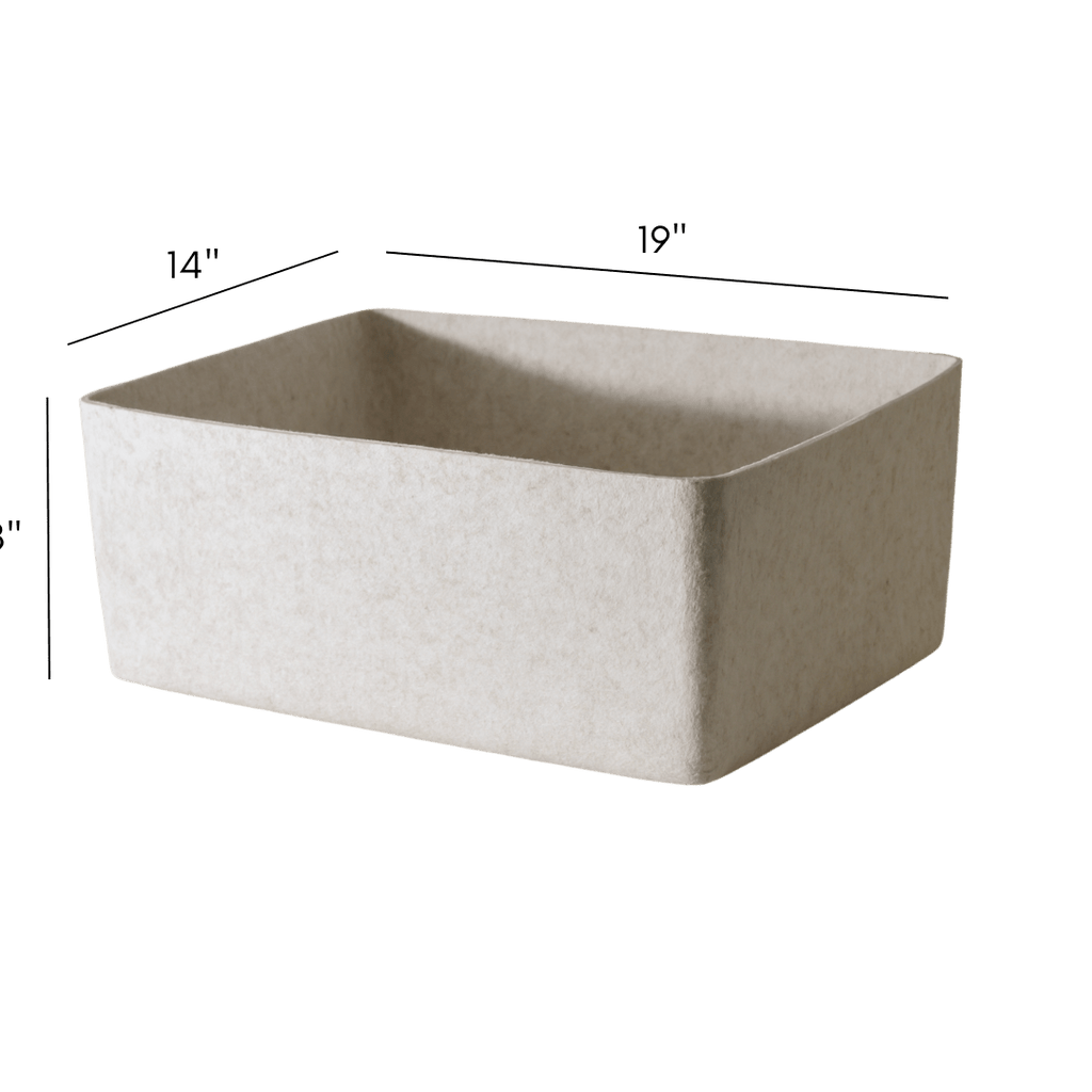 The Sculpted Bin - XL | Set of 3 - thewrightstore