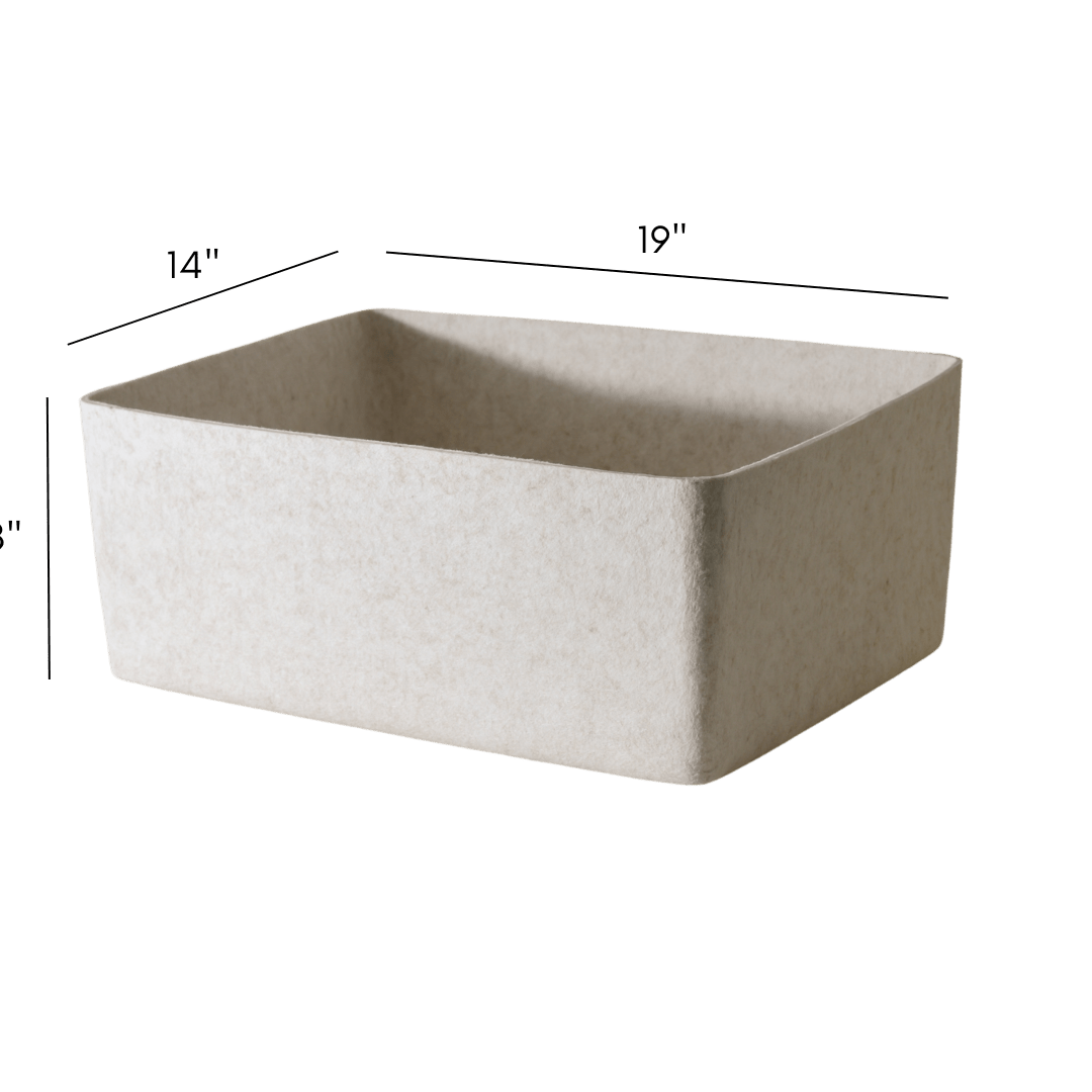 The Sculpted Bin - XL | Set of 3 - thewrightstore