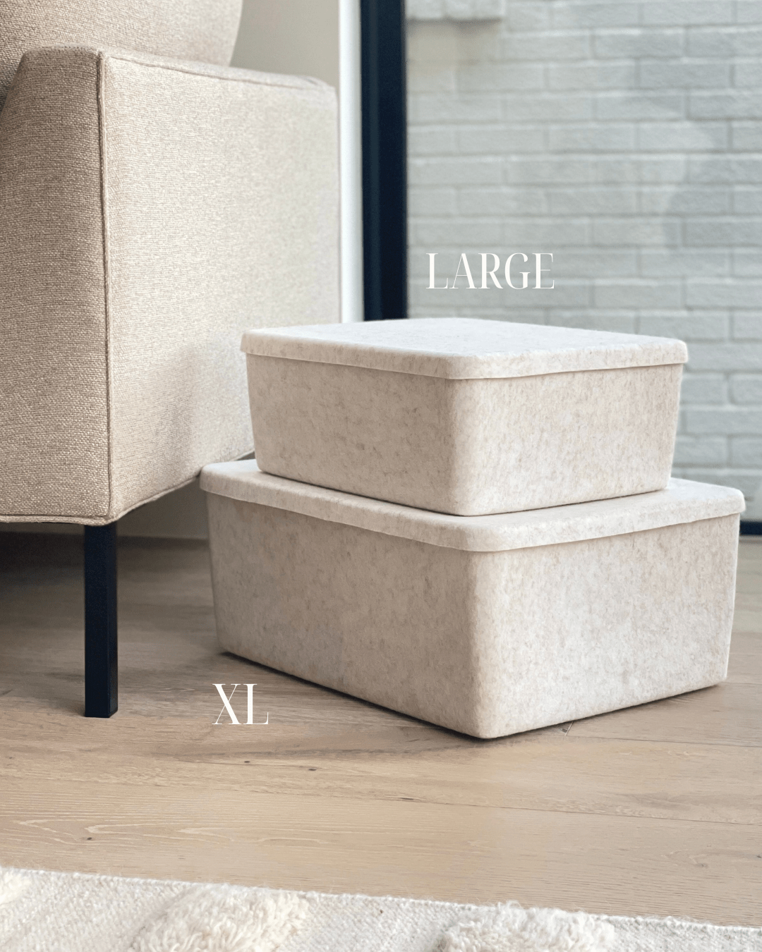 The Sculpted Bin - XL with Lid - thewrightstore