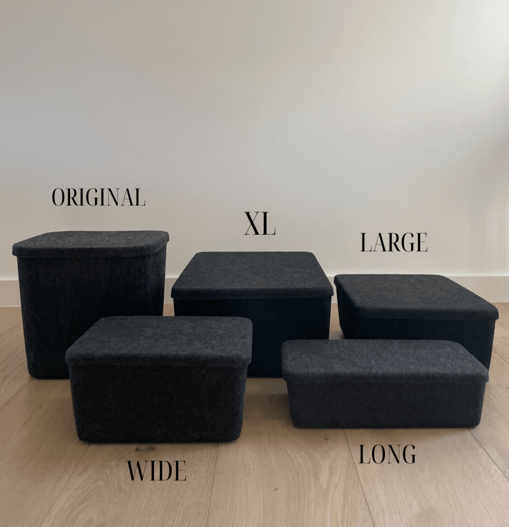 The Sculpted Bin - XL with Lid - thewrightstore