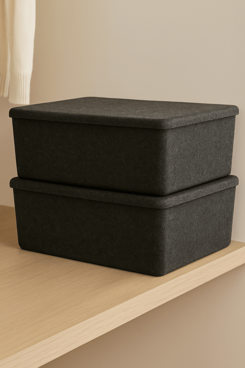The Sculpted Bin - XL with Lid - thewrightstore
