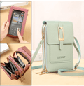 Touch Screen Cell Phone Women Bags Soft Leather Wallets Hand Purses Crossbody Bags for Women Small Handbag Cheap Women'S Bags - thewrightstore