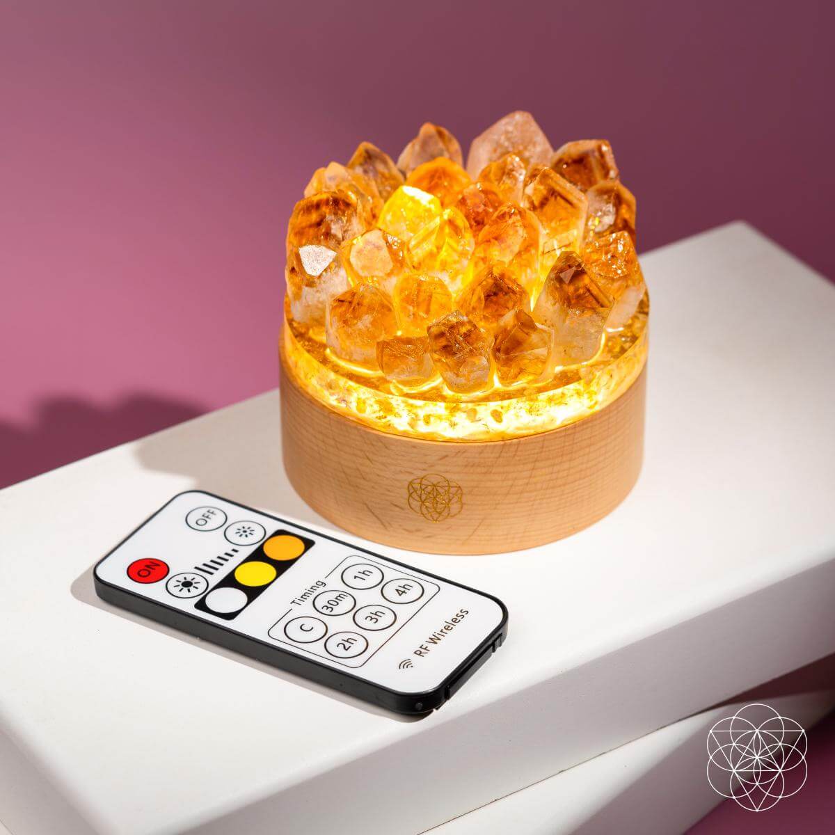 Turn My Life to Gold - Midas Citrine Lamp - thewrightstore