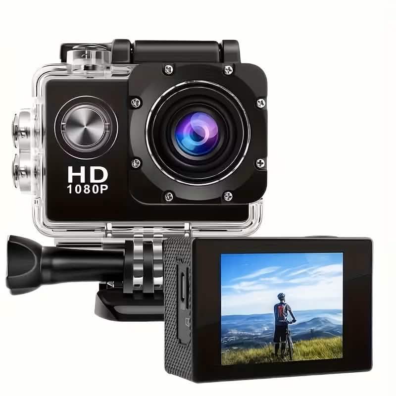 Ultra HD 1080P Action Camera – 140° Wide Angle, Fisheye Lens, LCD Display - thewrightstore