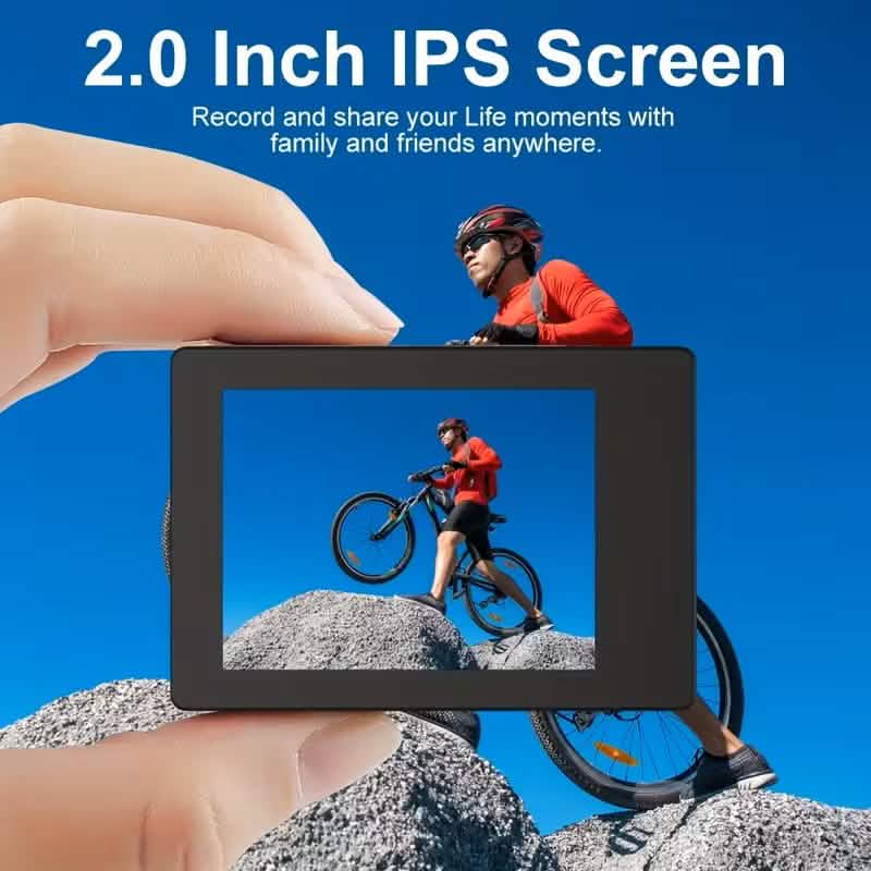 Ultra HD 1080P Action Camera – 140° Wide Angle, Fisheye Lens, LCD Display - thewrightstore