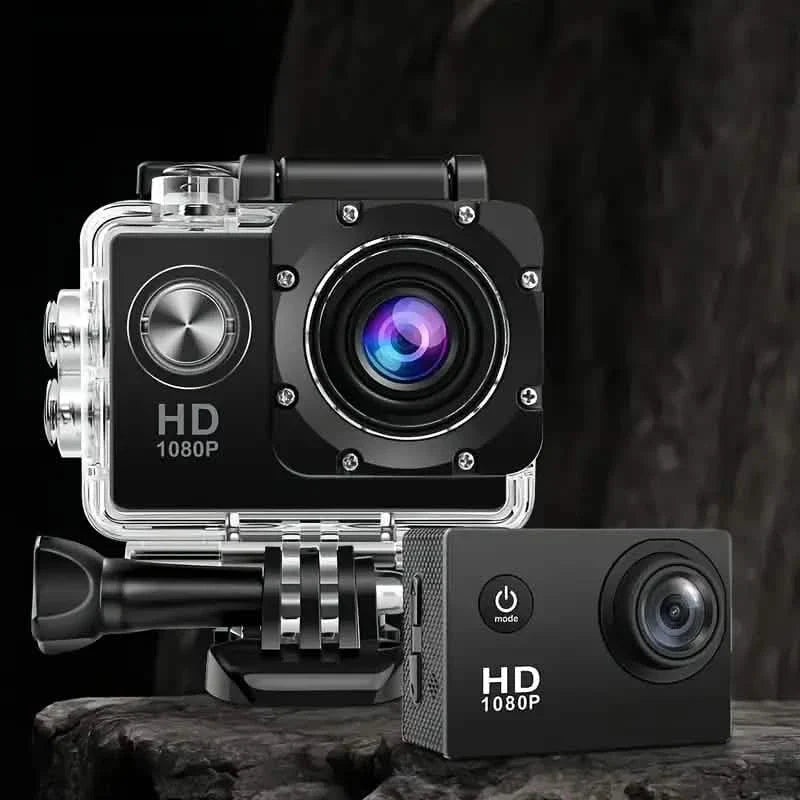 Ultra HD 1080P Action Camera – 140° Wide Angle, Fisheye Lens, LCD Display - thewrightstore