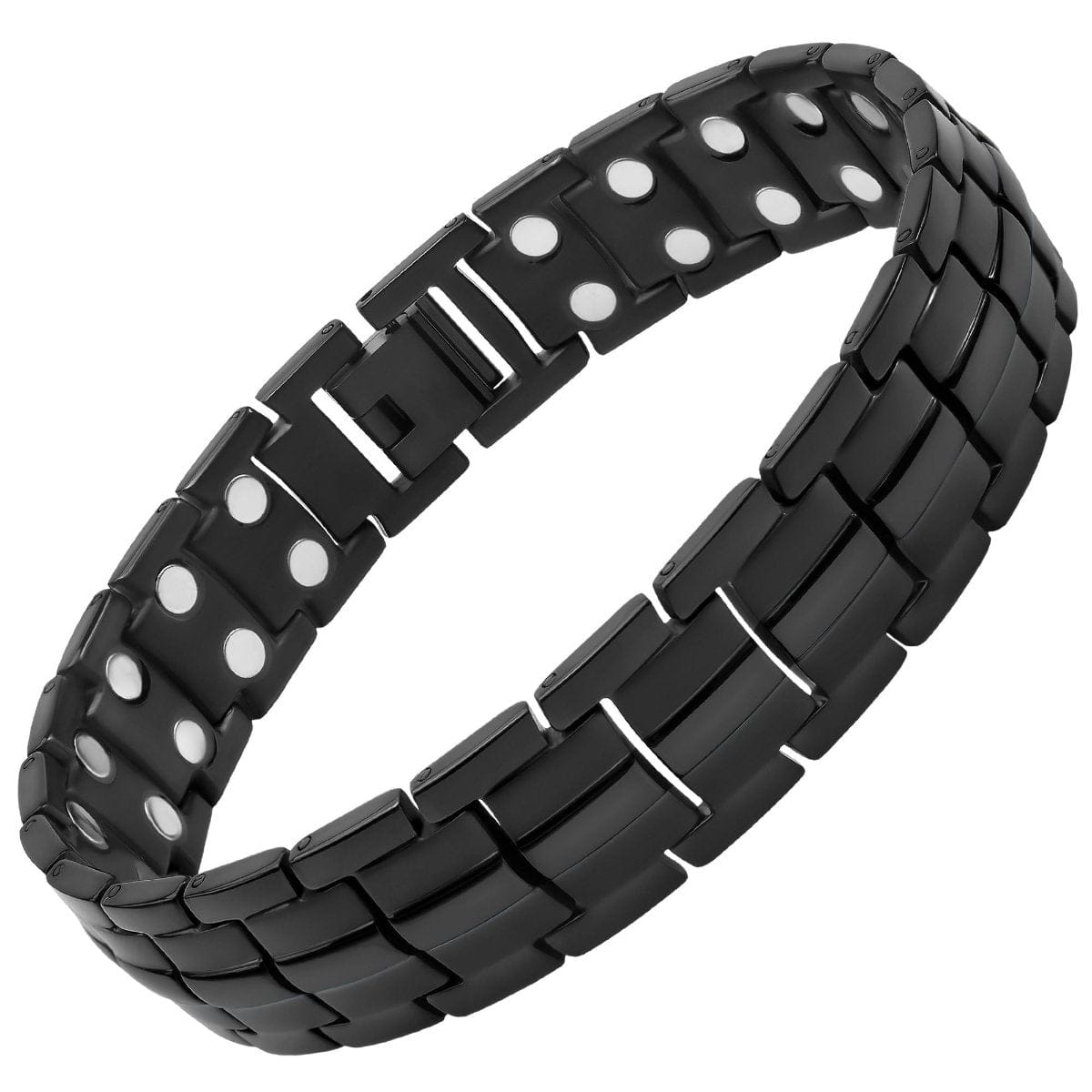 Ultra Strength Magnetic Therapy Bracelet Black Classic - thewrightstore