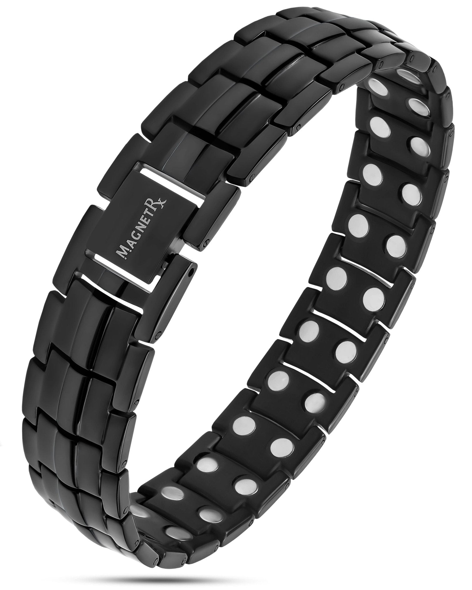 Ultra Strength Magnetic Therapy Bracelet Black Classic - thewrightstore