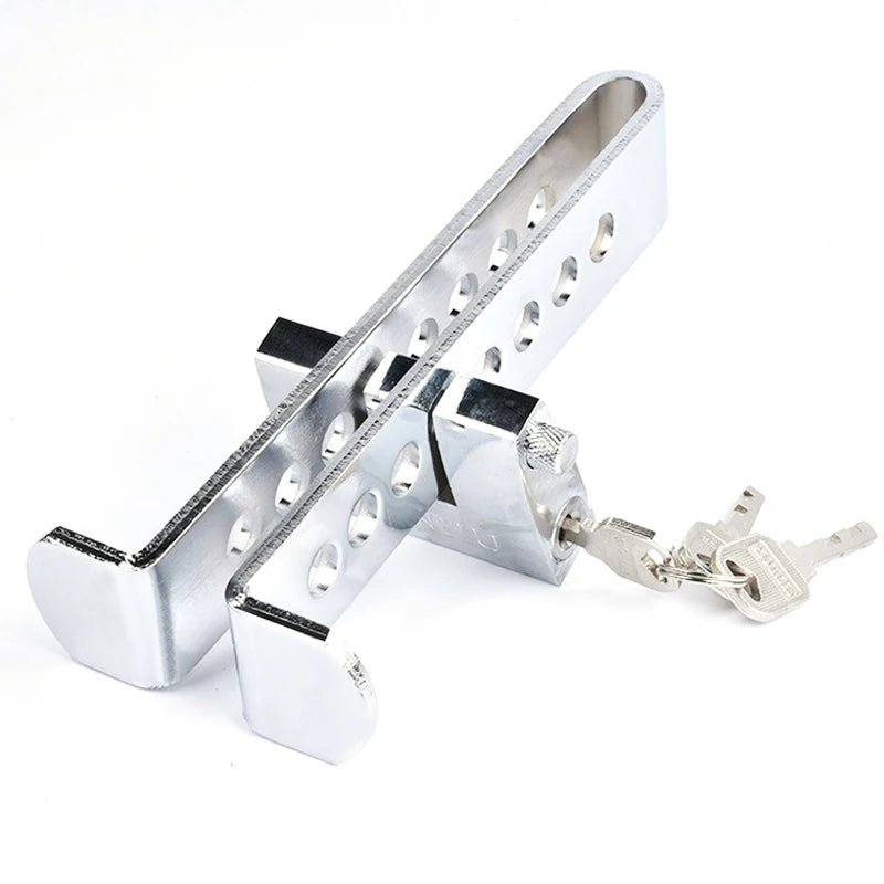 Universal Car Brake Clutch Pedal Lock Stainless Steel Isolator Throttle Accelerator Security Products Interior Auto Accessories - thewrightstore
