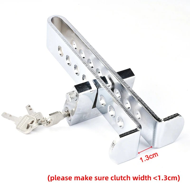 Universal Car Brake Clutch Pedal Lock Stainless Steel Isolator Throttle Accelerator Security Products Interior Auto Accessories - thewrightstore