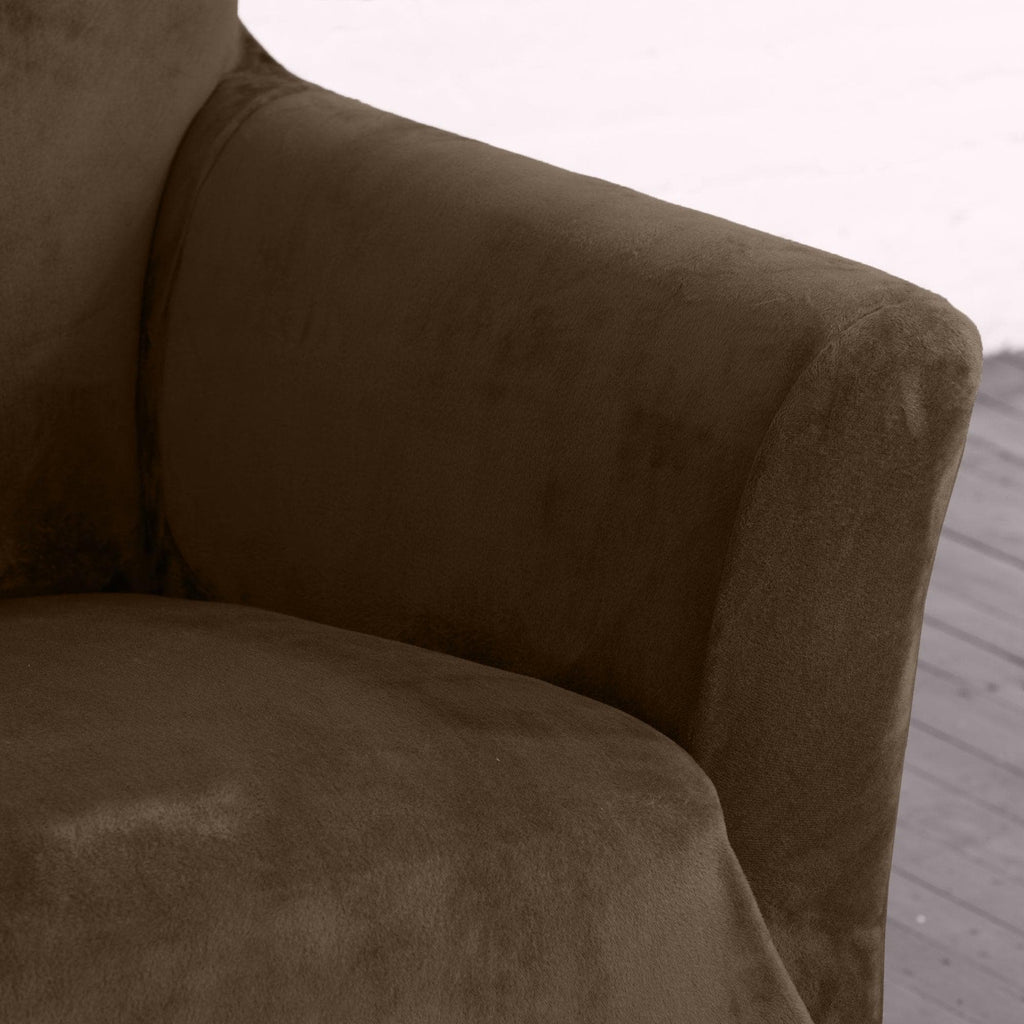 Velvet Stretch Slipcover - Gale Collection - thewrightstore