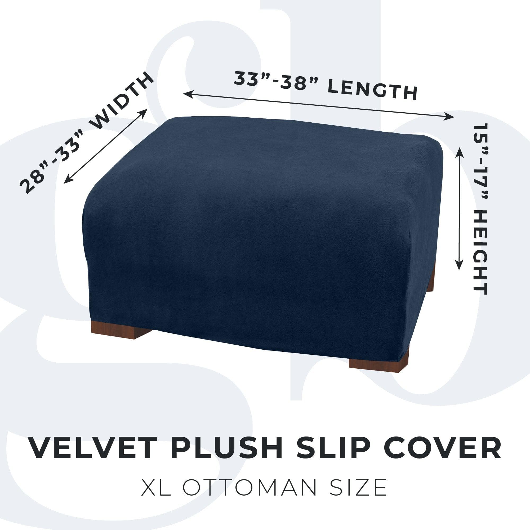 Velvet Stretch Slipcover - Gale Collection - thewrightstore