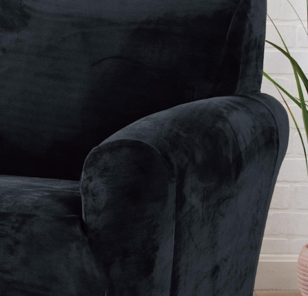 Velvet Stretch Slipcover - Gale Collection - thewrightstore