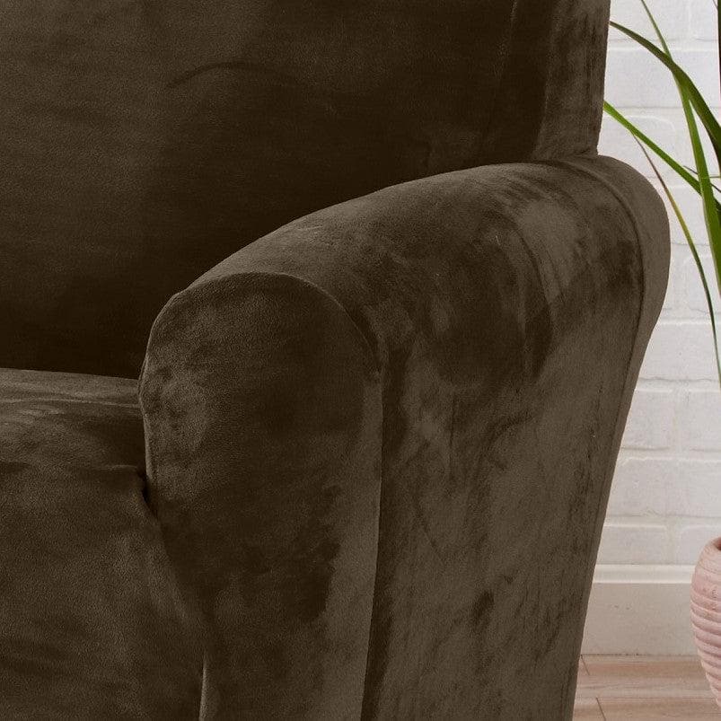Velvet Stretch Slipcover - Gale Collection - thewrightstore