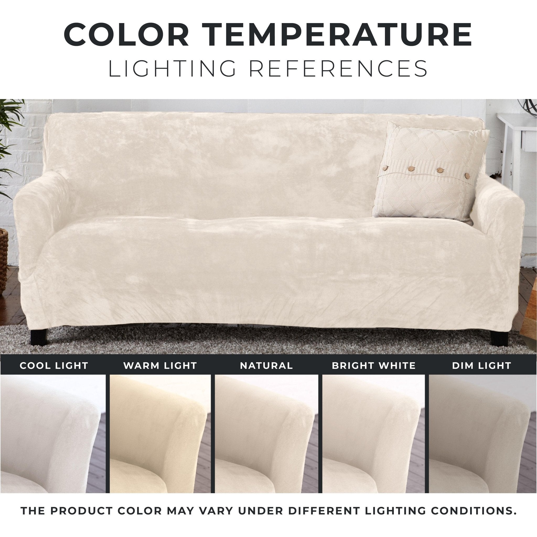 Velvet Stretch Slipcover - Gale Collection - thewrightstore