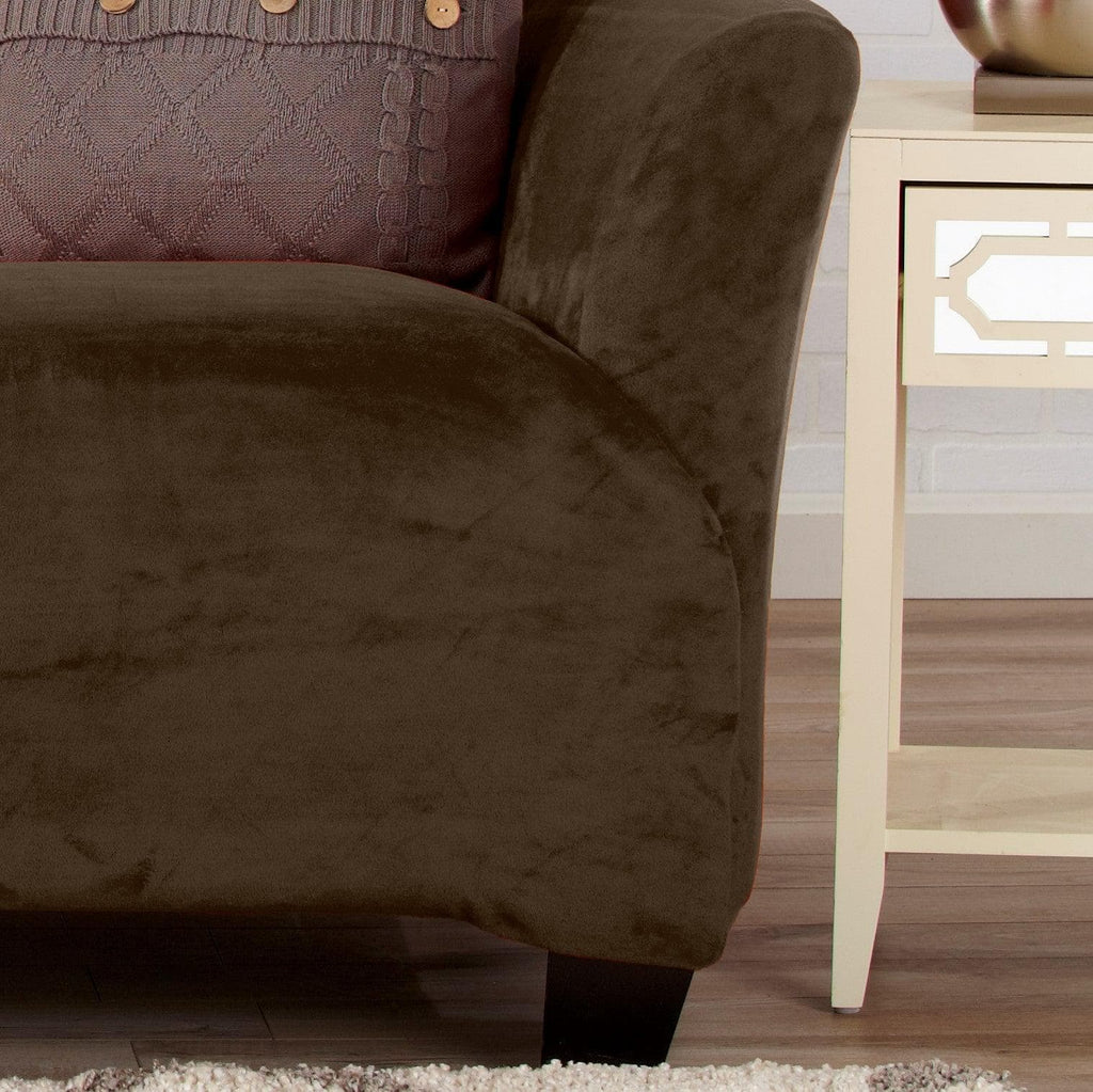 Velvet Stretch Slipcover - Gale Collection - thewrightstore