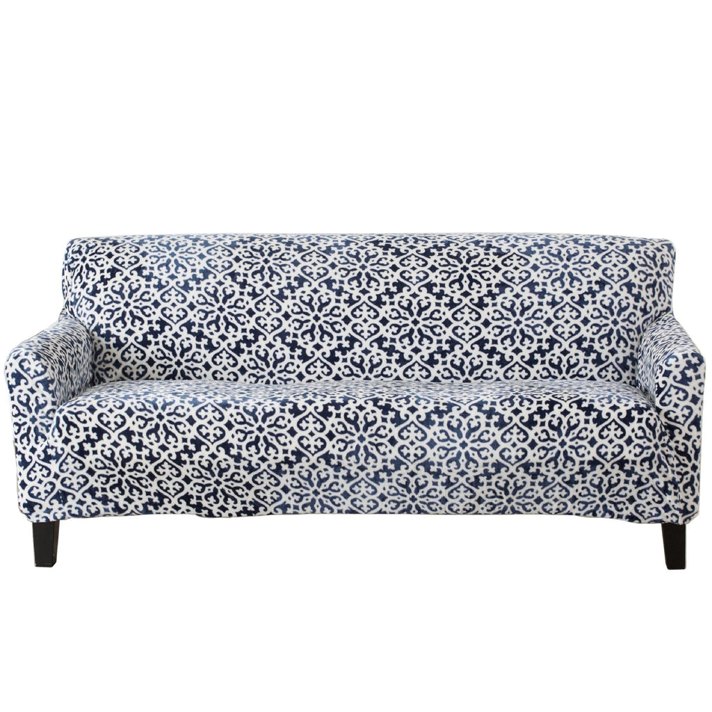 Velvet Stretch Slipcover - Gale Collection - thewrightstore