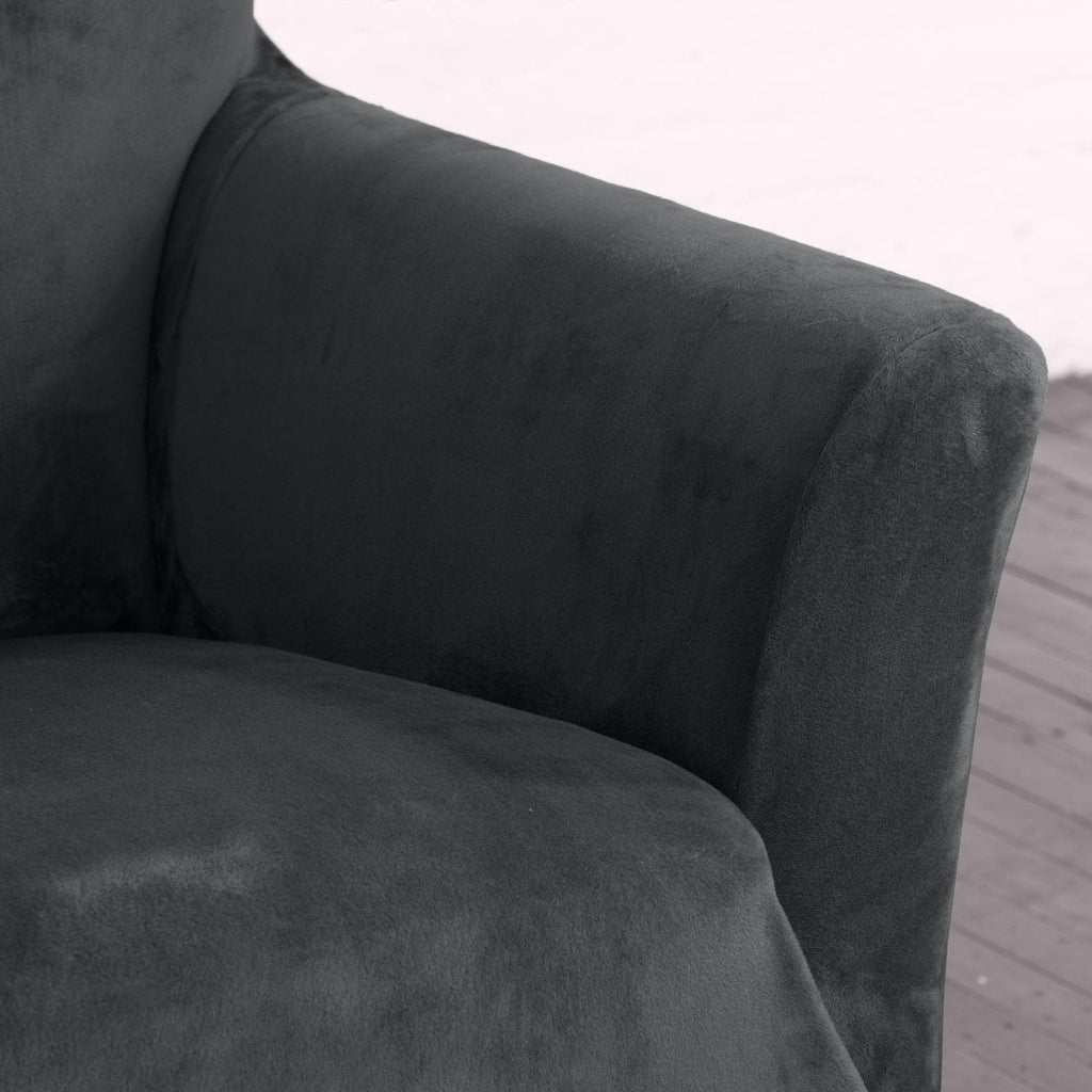 Velvet Stretch Slipcover - Gale Collection - thewrightstore