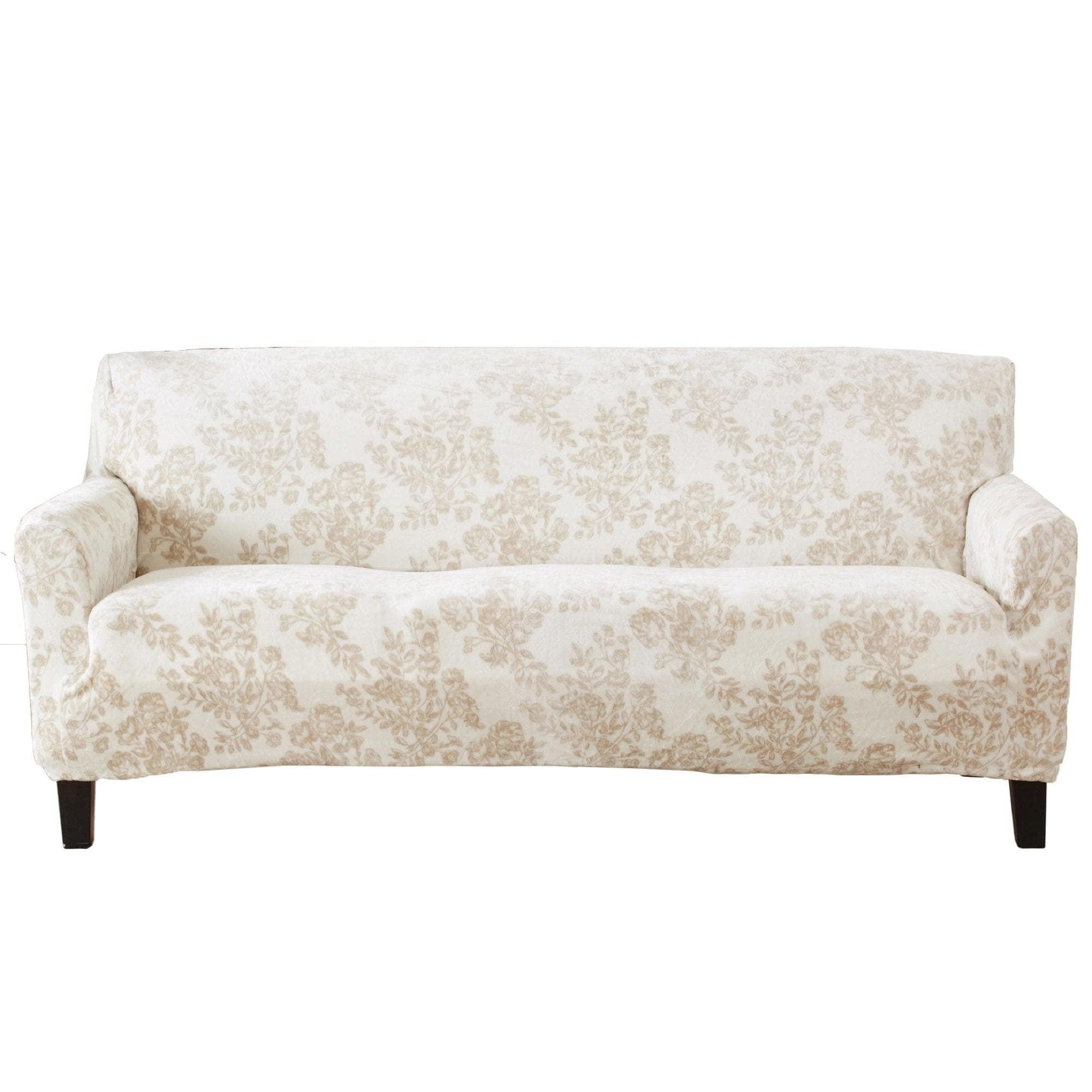 Velvet Stretch Slipcover - Gale Collection - thewrightstore