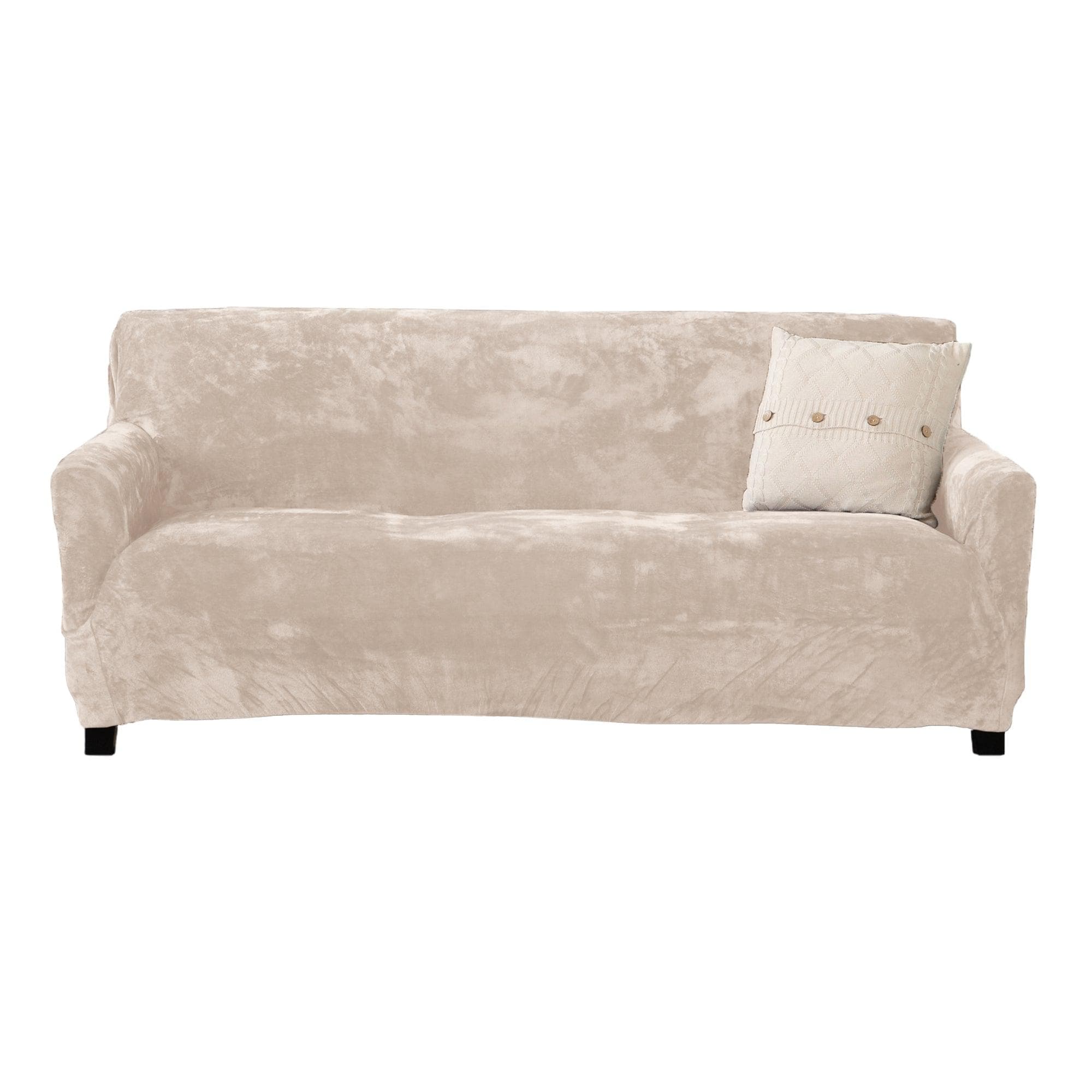 Velvet Stretch Slipcover - Gale Collection - thewrightstore