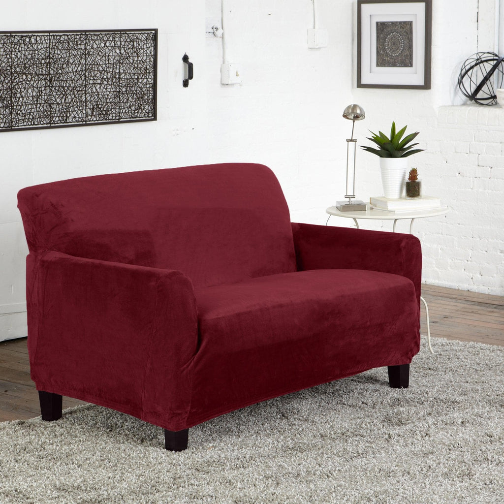 Velvet Stretch Slipcover - Gale Collection - thewrightstore