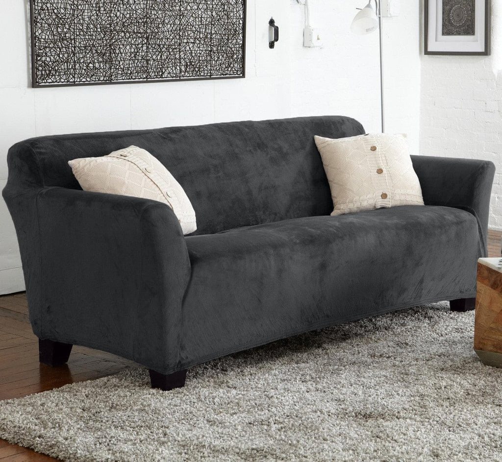 Velvet Stretch Slipcover - Gale Collection - thewrightstore