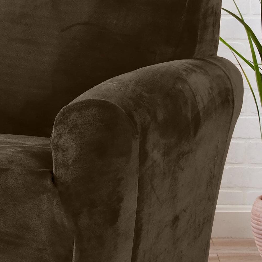 Velvet Stretch Slipcover - Gale Collection - thewrightstore