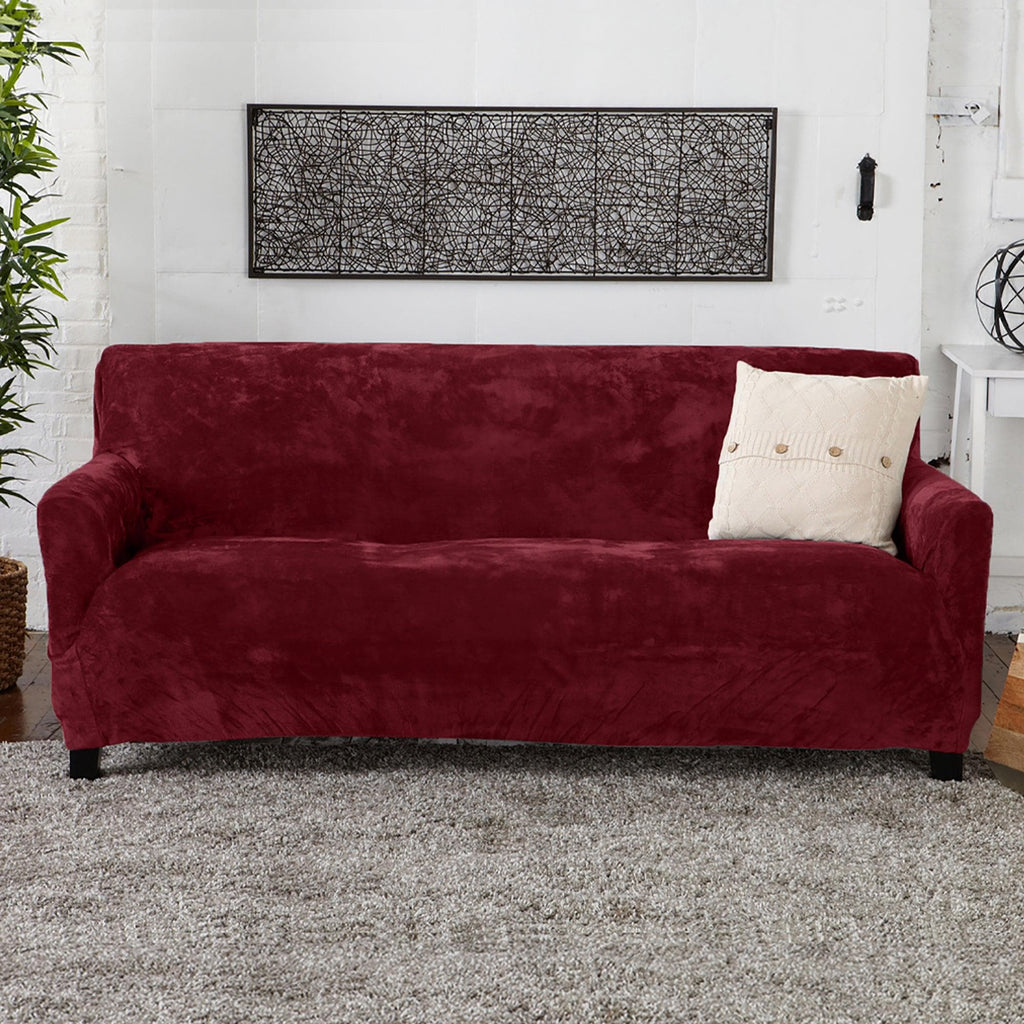 Velvet Stretch Slipcover - Gale Collection - thewrightstore