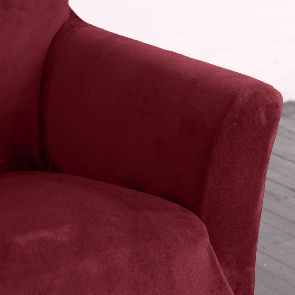Velvet Stretch Slipcover - Gale Collection - thewrightstore