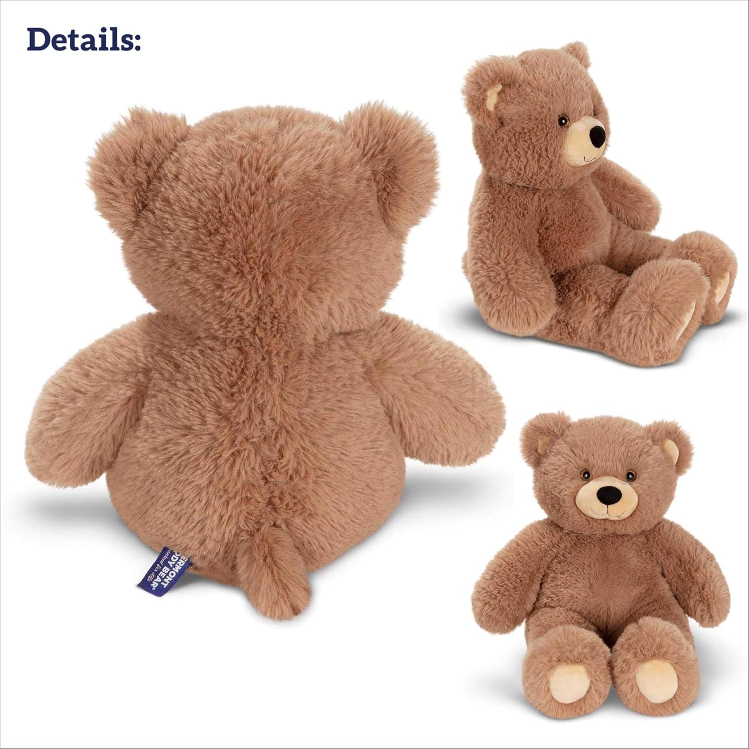 Vermont Teddy Bear 18 - Inch Plush Brown Bear | Soft Stuffed Animal Ideal for Easter | Comforting Companion for Sleep | Thoughtful Romantic Gift for Her | Made in the USA - thewrightstore