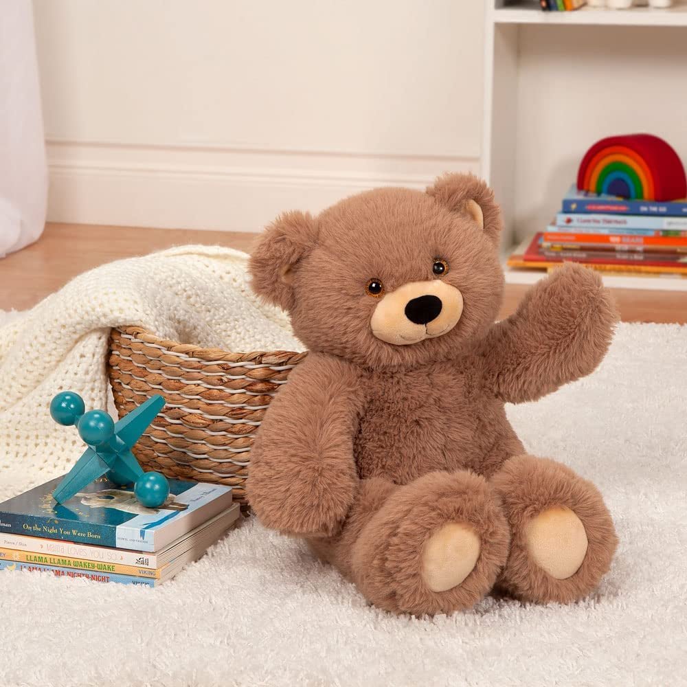 Vermont Teddy Bear 18 - Inch Plush Brown Bear | Soft Stuffed Animal Ideal for Easter | Comforting Companion for Sleep | Thoughtful Romantic Gift for Her | Made in the USA - thewrightstore