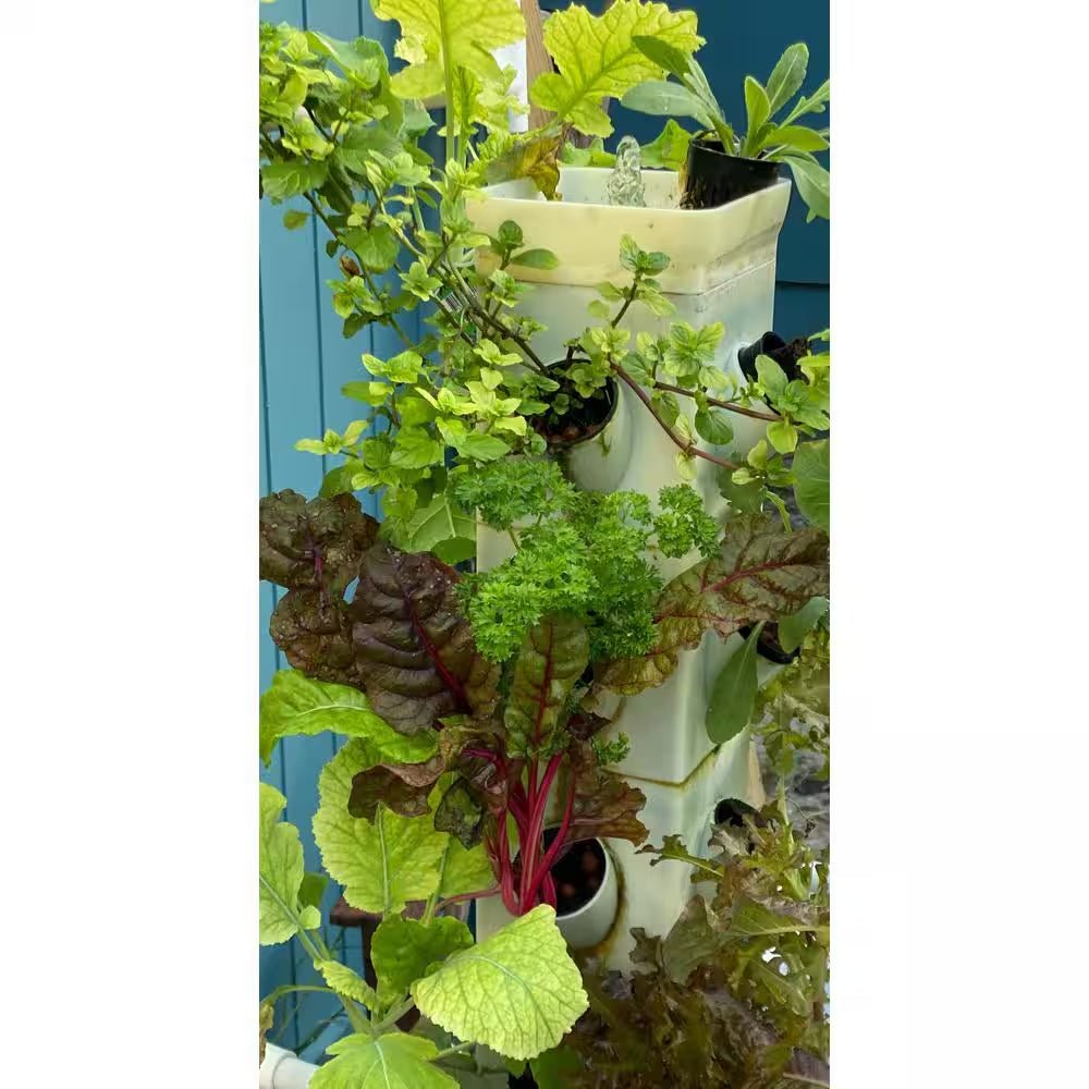 Vertical Hydroponic Garden Tower System Indoors and Out - thewrightstore