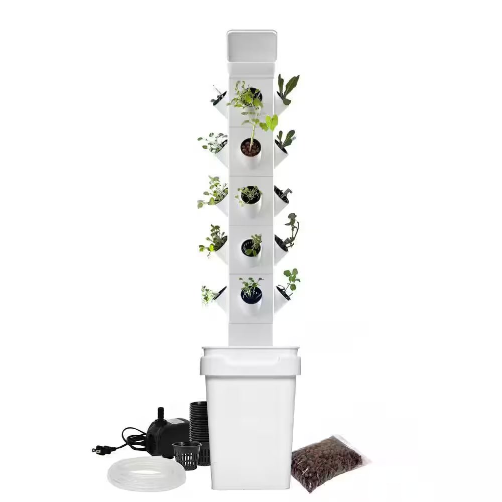 Vertical Hydroponic Garden Tower System Indoors and Out - thewrightstore