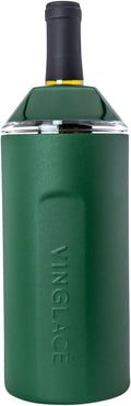Vinglacé Portable Wine Bottle Chiller - Stainless Steel Champagne Insulator - Black Wine Cooler Sleeve for Optimal Temperature Maintenance - thewrightstore