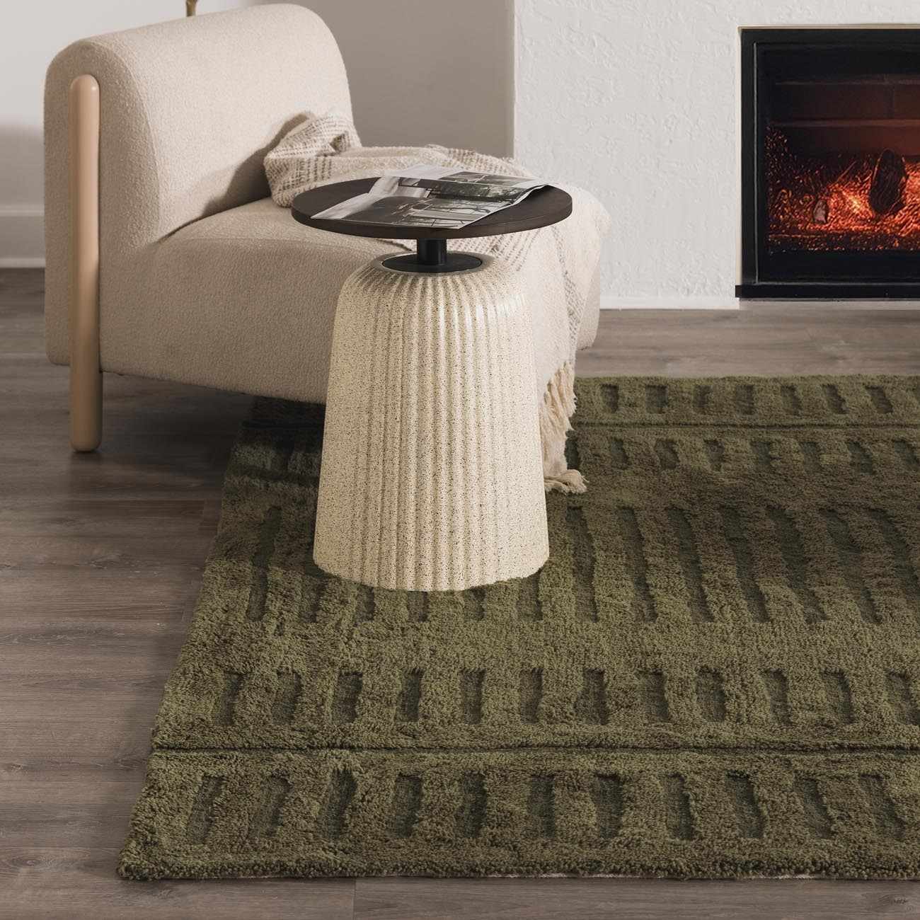 Washable Wool Rug - Green - Clearance - thewrightstore