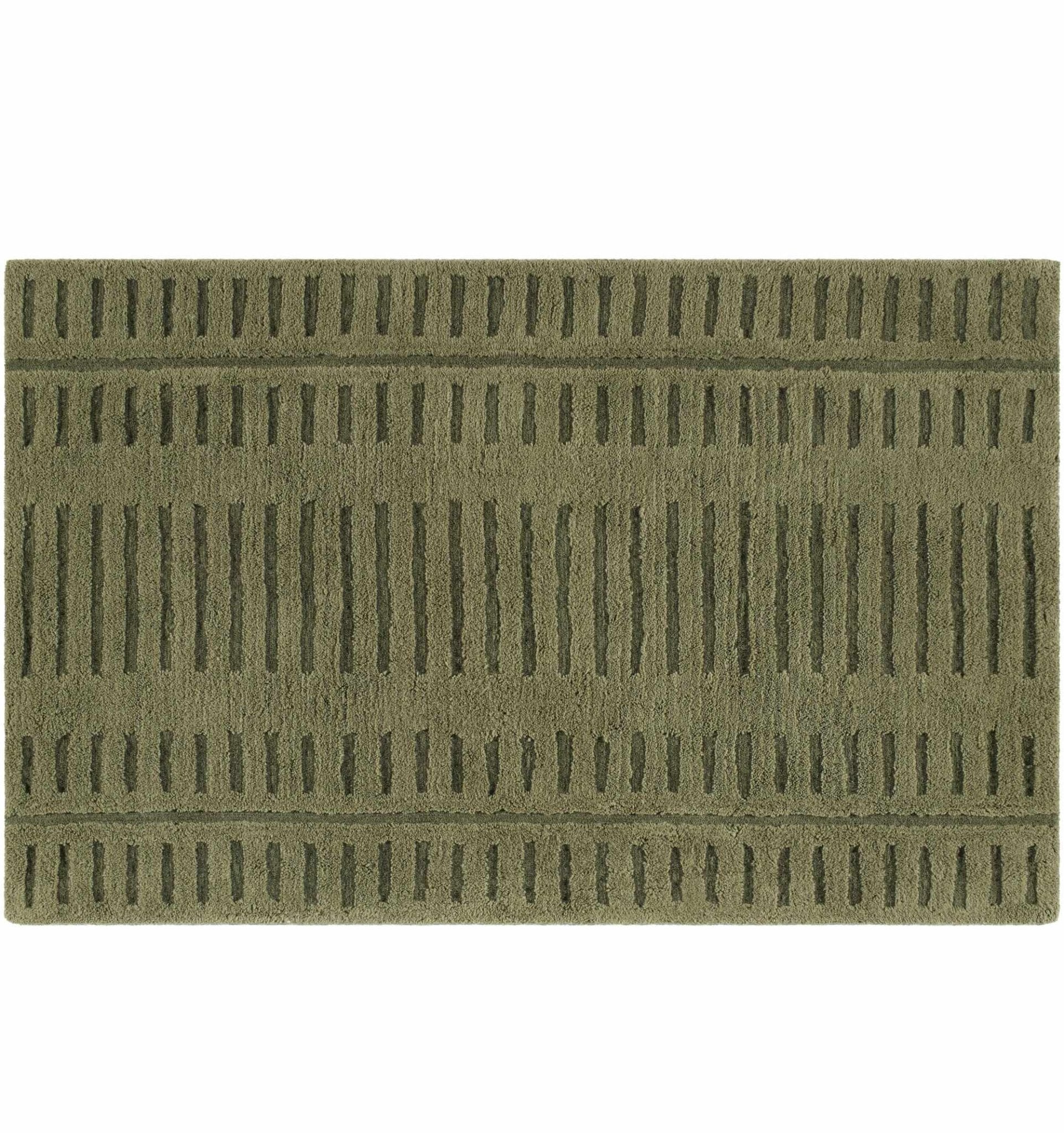 Washable Wool Rug - Green - Clearance - thewrightstore