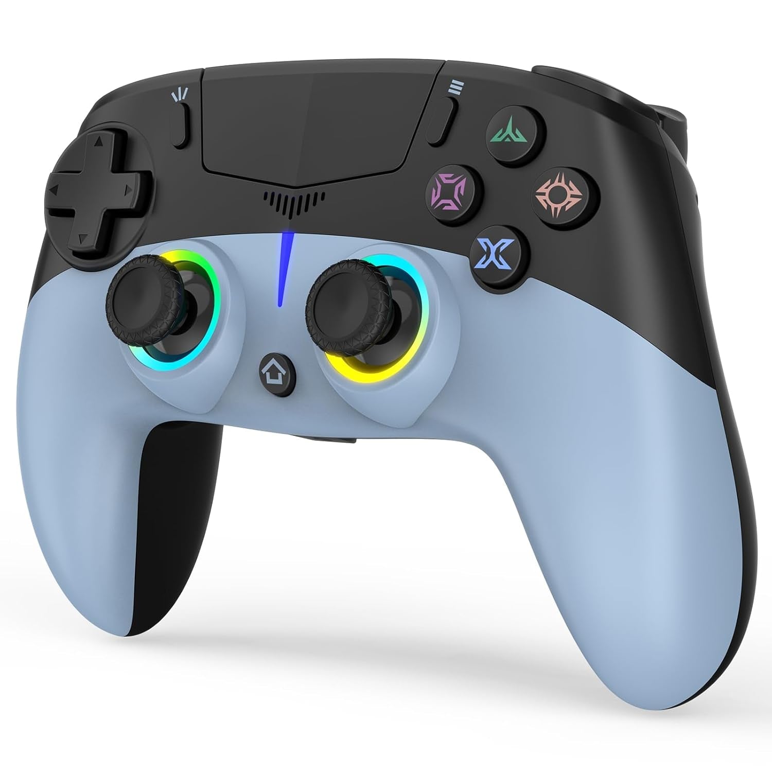Wireless PS5 Controller with Hall Effect Sticks, RGB Lighting, Motion Control, Dual Vibration for PC - thewrightstore