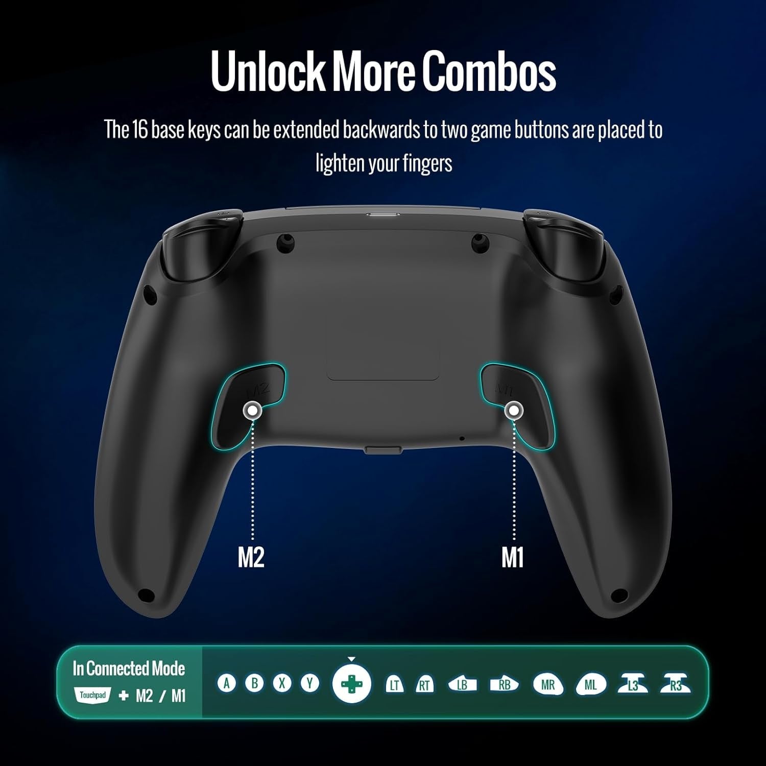 Wireless PS5 Controller with Hall Effect Sticks, RGB Lighting, Motion Control, Dual Vibration for PC - thewrightstore