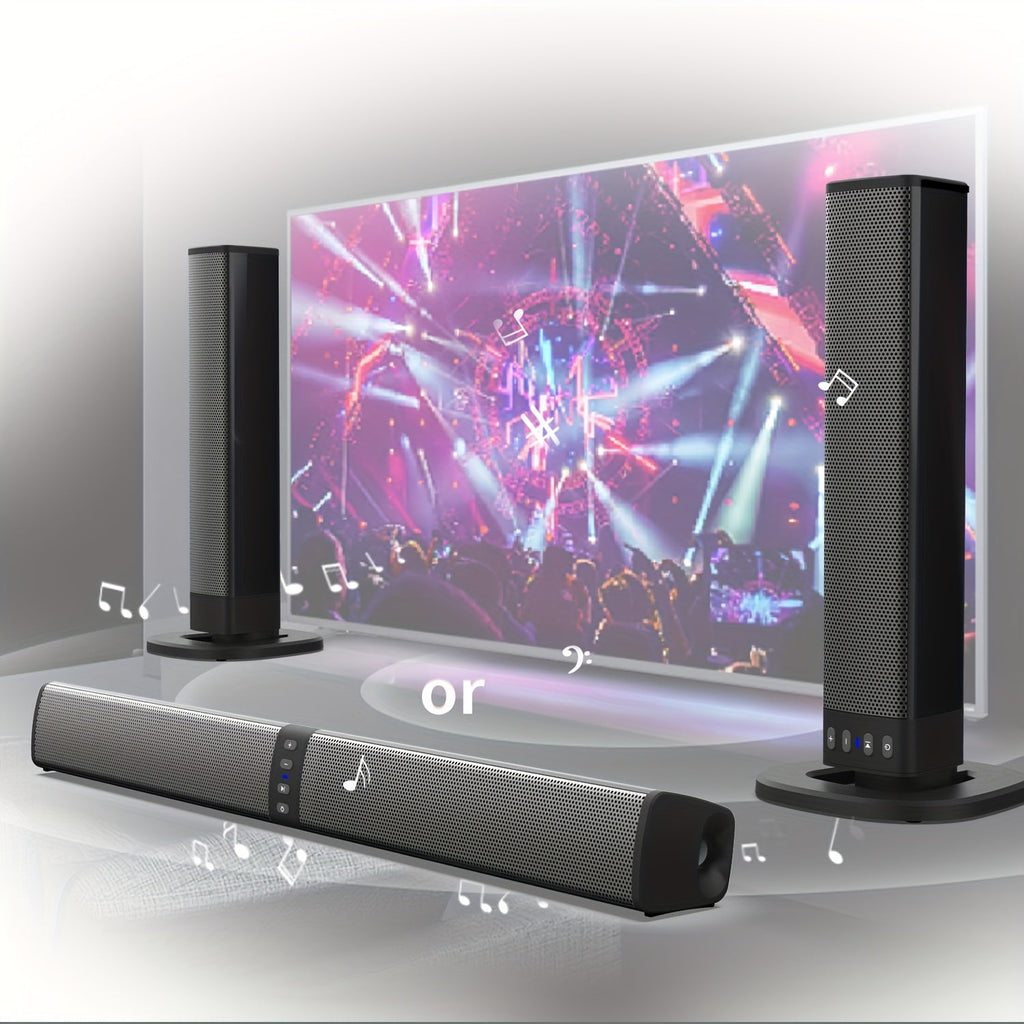 Wireless Soundbar for TV – 2 - in - 1 Detachable Bluetooth Speaker - thewrightstore
