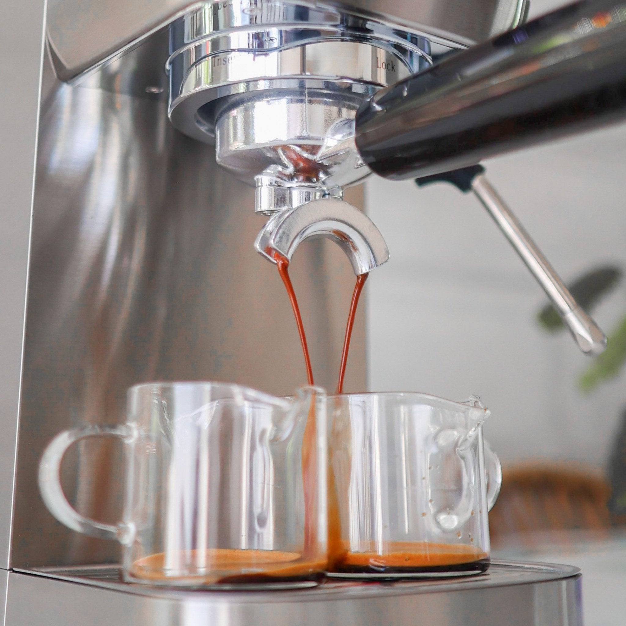 Wirsh 20 Bar Espresso Machine with Plastic Free Portafilter and Steamer, Pressure Gauge, Touch Screen, Full Stainless Steel (Home Barista Plus) - thewrightstore
