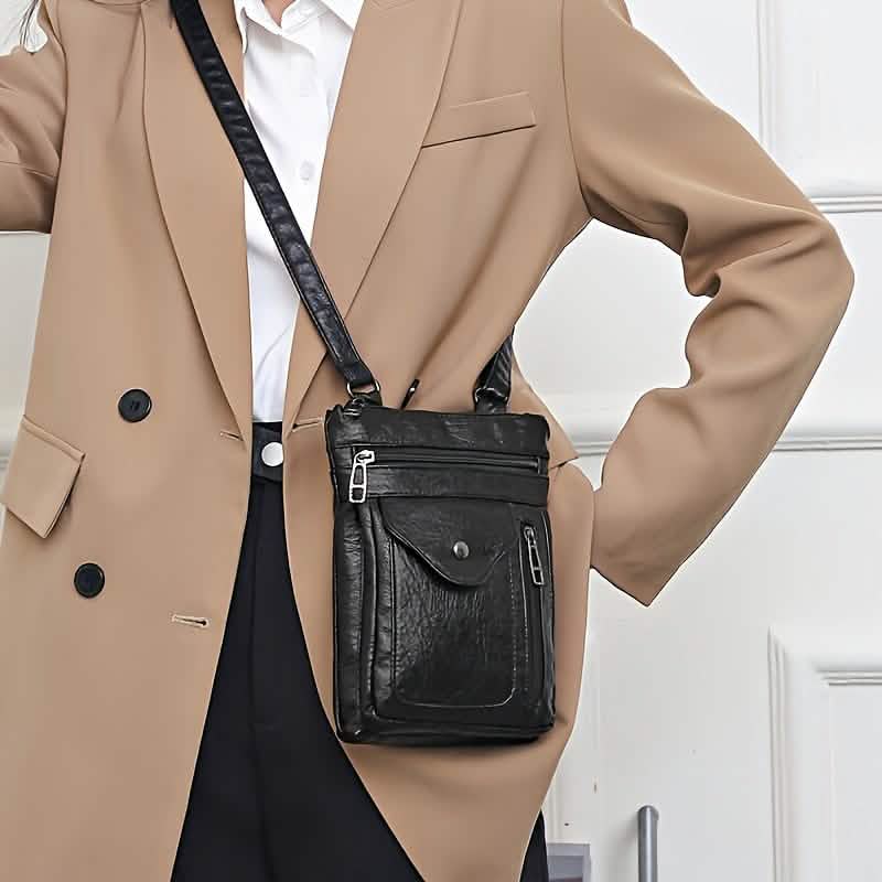 Women’s Vintage Leather Crossbody Bag - thewrightstore