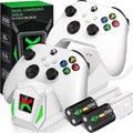 Xbox Controller Charger Station with 2 X5520Mwh Rechargeable Battery Pack for Xbox Series X|S, Xbox One, One S, One X & Elite Controllers - thewrightstore