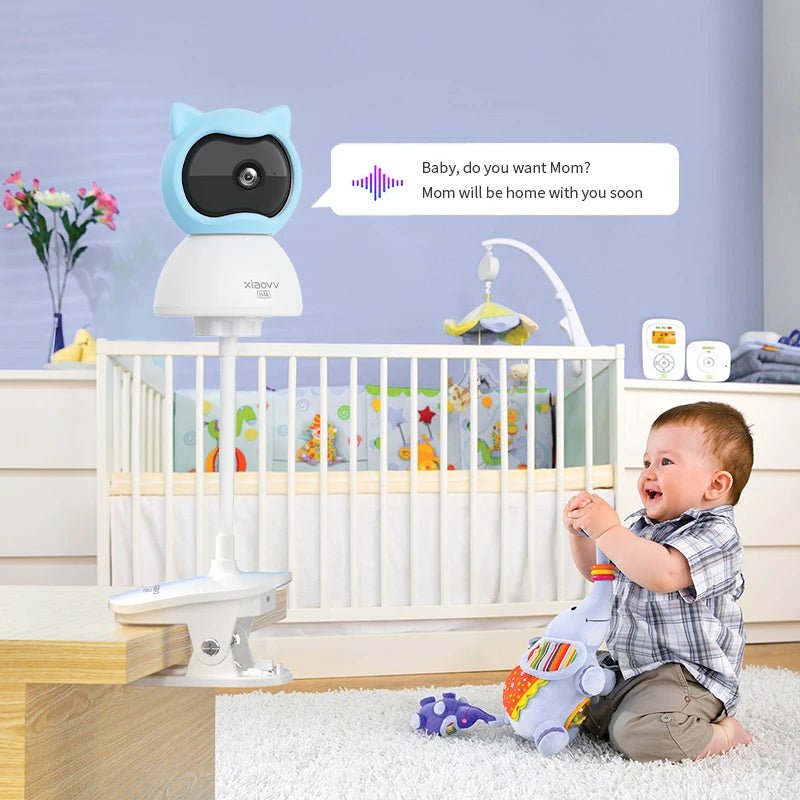 XIAOVV 4MP Baby Monitor Wifi Indoor Two-Way Audio Motion Detection Night Vision Security Protection Surveillance Camera - thewrightstore